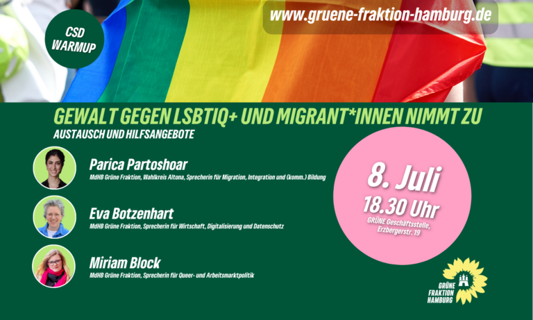 8. Juli: Gewalt gegen LSBTIQ+ und Migrant*innen nimmt zu